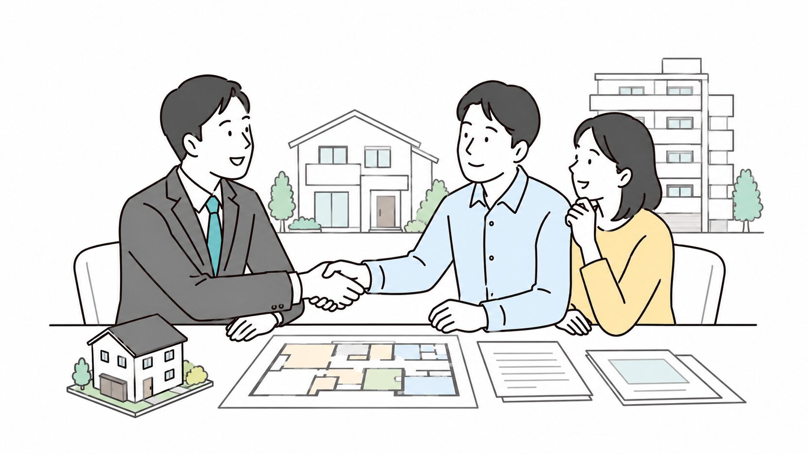 不動産売買営業のイメージ