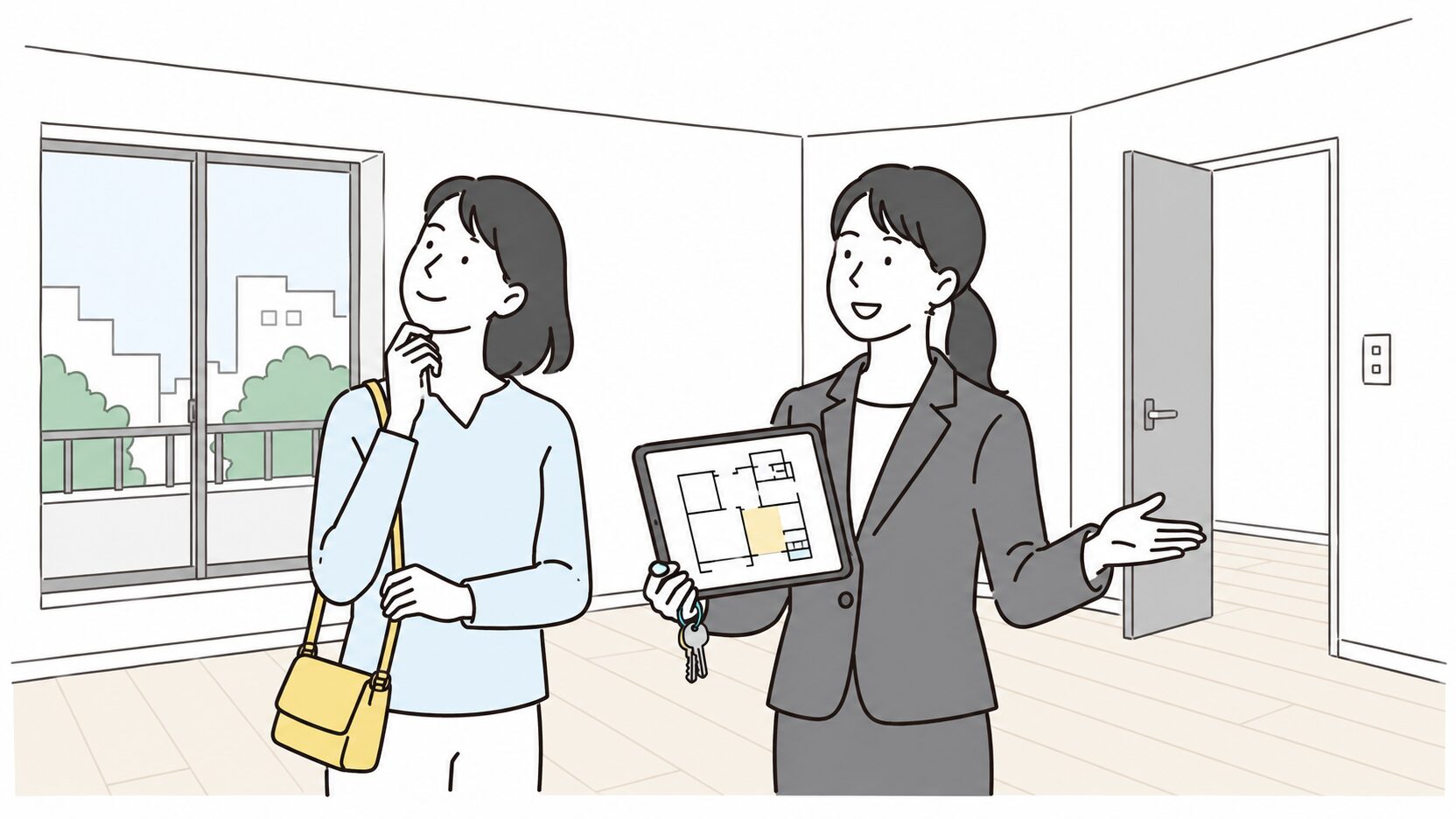不動産賃貸営業のイメージ