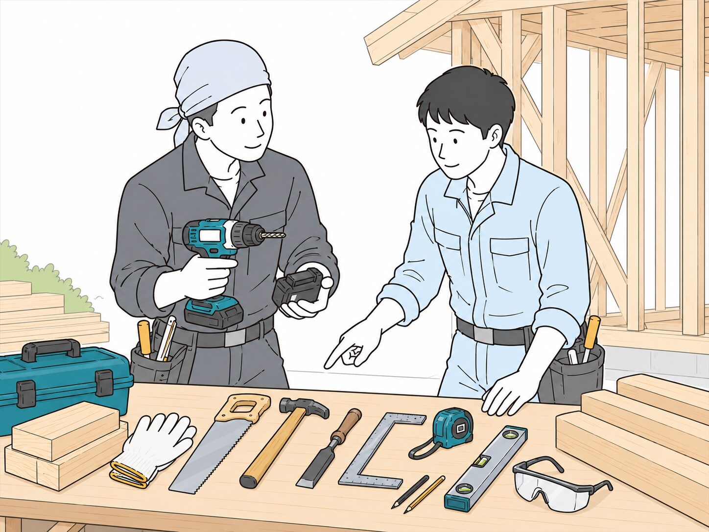 道具・準備の様子